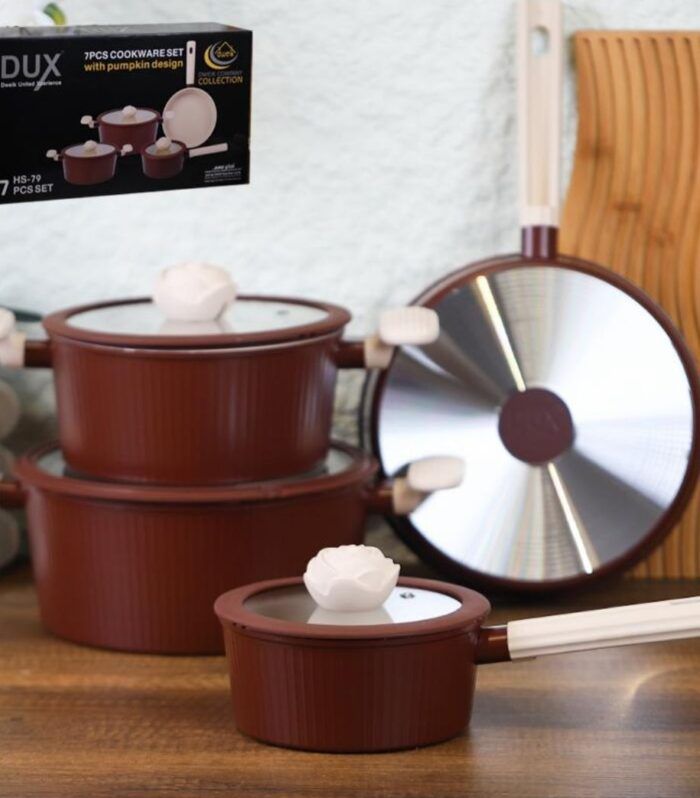 סט כלי בישול חומים 7 חלקים של Tefal