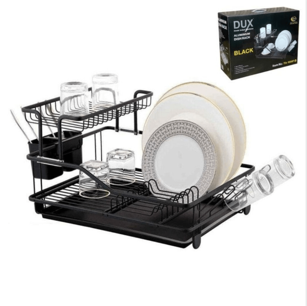 מתלה פלטות אלומיניום שחור DUX TA-1008F-B