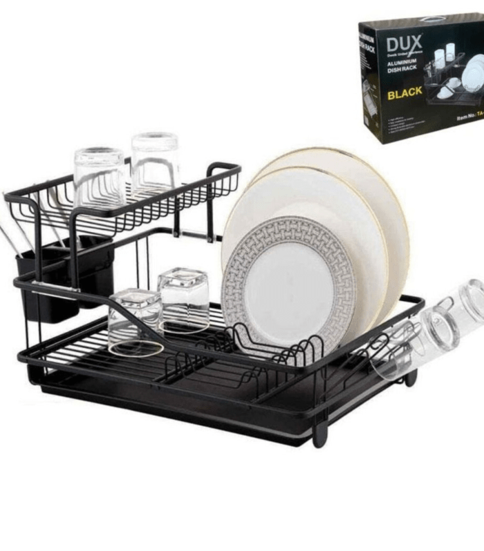 מתלה פלטות אלומיניום שחור DUX TA-1008F-B